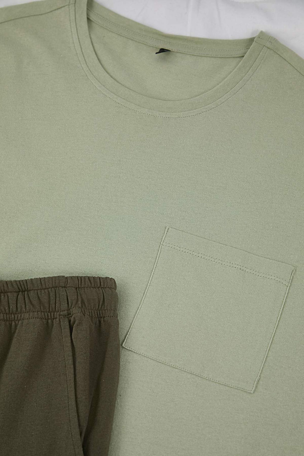 Indigo - Lacivert Regular Fit %100 Pamuk Orme Pijama Tak?m? TMNAW26PT00005 - Trendyolmilla фото 10