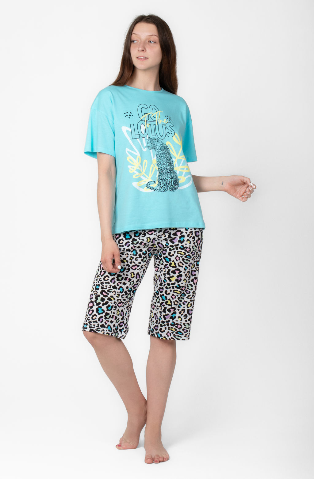 Костюм Ветер К-354 (42-56) кулирка - Лотос фото 3