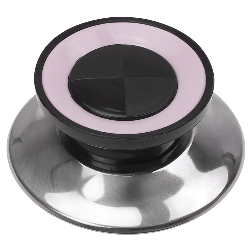 Ручка-кнопка для крышки д6,8см h2,7см, нержавейка/пластик, на картоне, цвета в ассортименте: пудровый, мятный, бежевый (Китай) - Домашняя мода фото 2