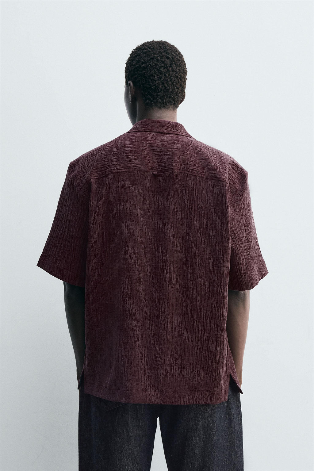 RELAXED FIT TEXTURED SHIRT