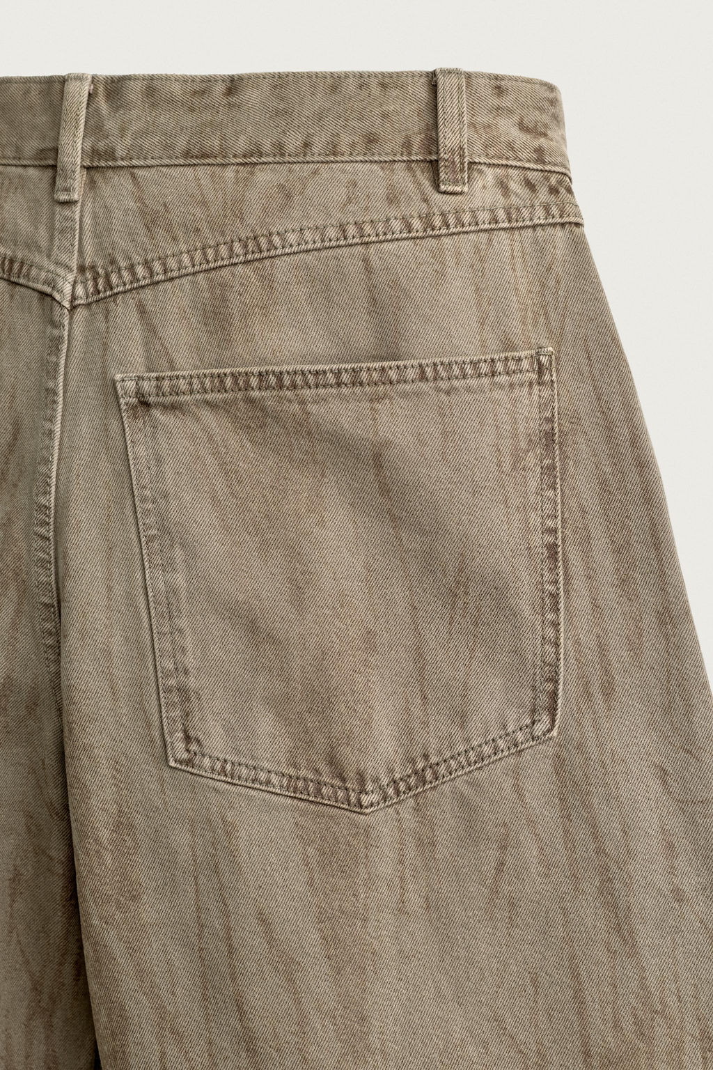 JORTS DENIM LAVADO ESTAMPADO / Tostado - Zara фото 9