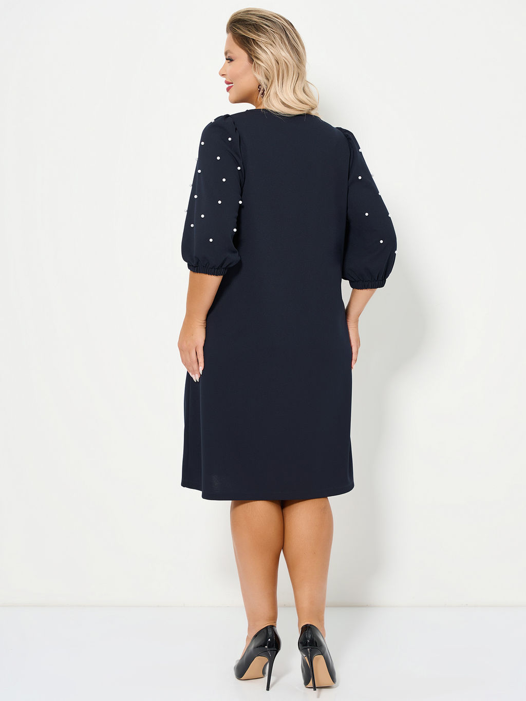 Платье 0218-2 чёрный кварц - Dora фото 30