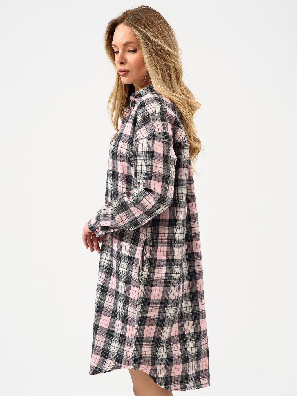 Халат фланель "Рубашка"