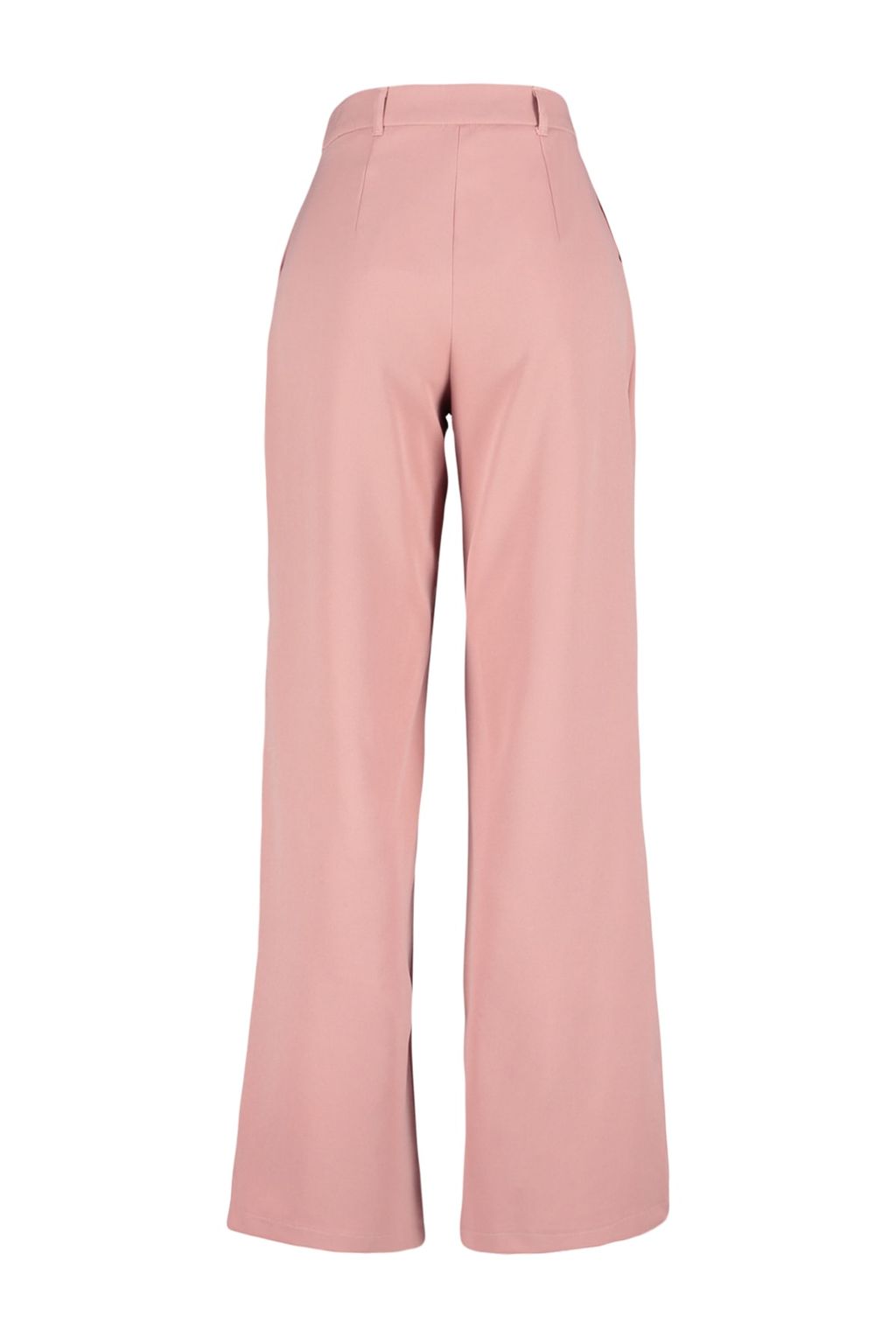 Siyah Yuksek Bel Wide Leg/Genis Paca Pileli Dokuma Kumas Pantolon TWOAW21PL0076