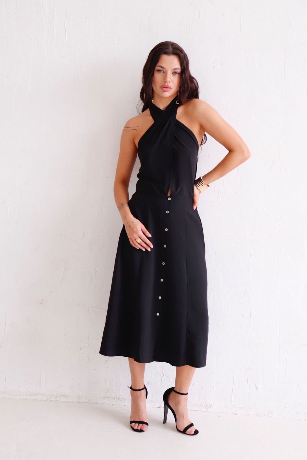 11436 Платье чёрное - Martichelli фото 15