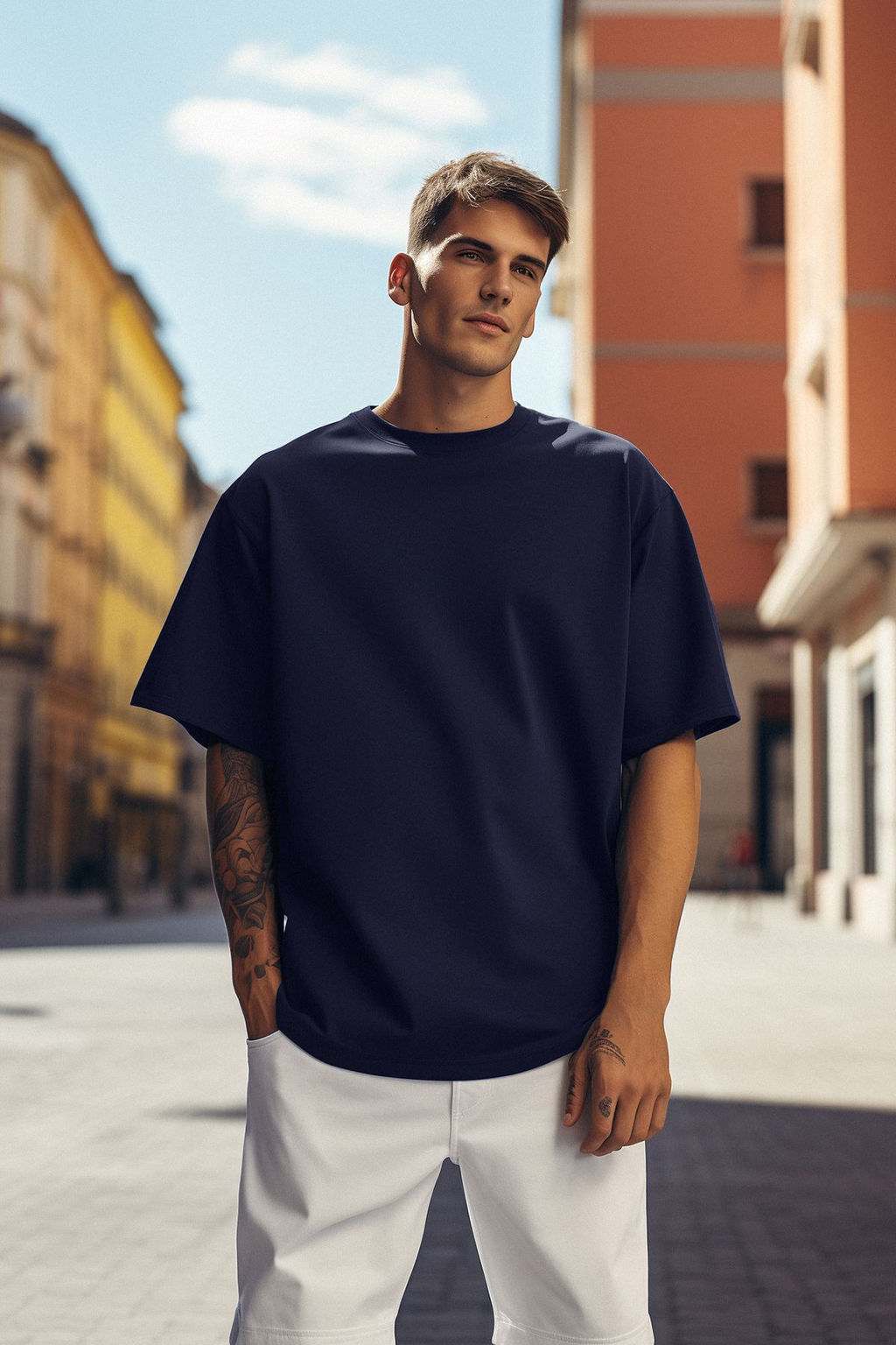 TRENDYOL MAN Siyah Oversize/Genis Kesim Basic %100 Pamuklu T-Shirt TMNSS22TS0318 - Trendyolmilla фото 151