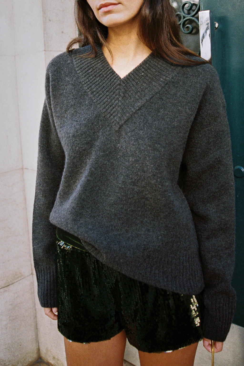 KNIT V-NECK JUMPER - Zara фото 2