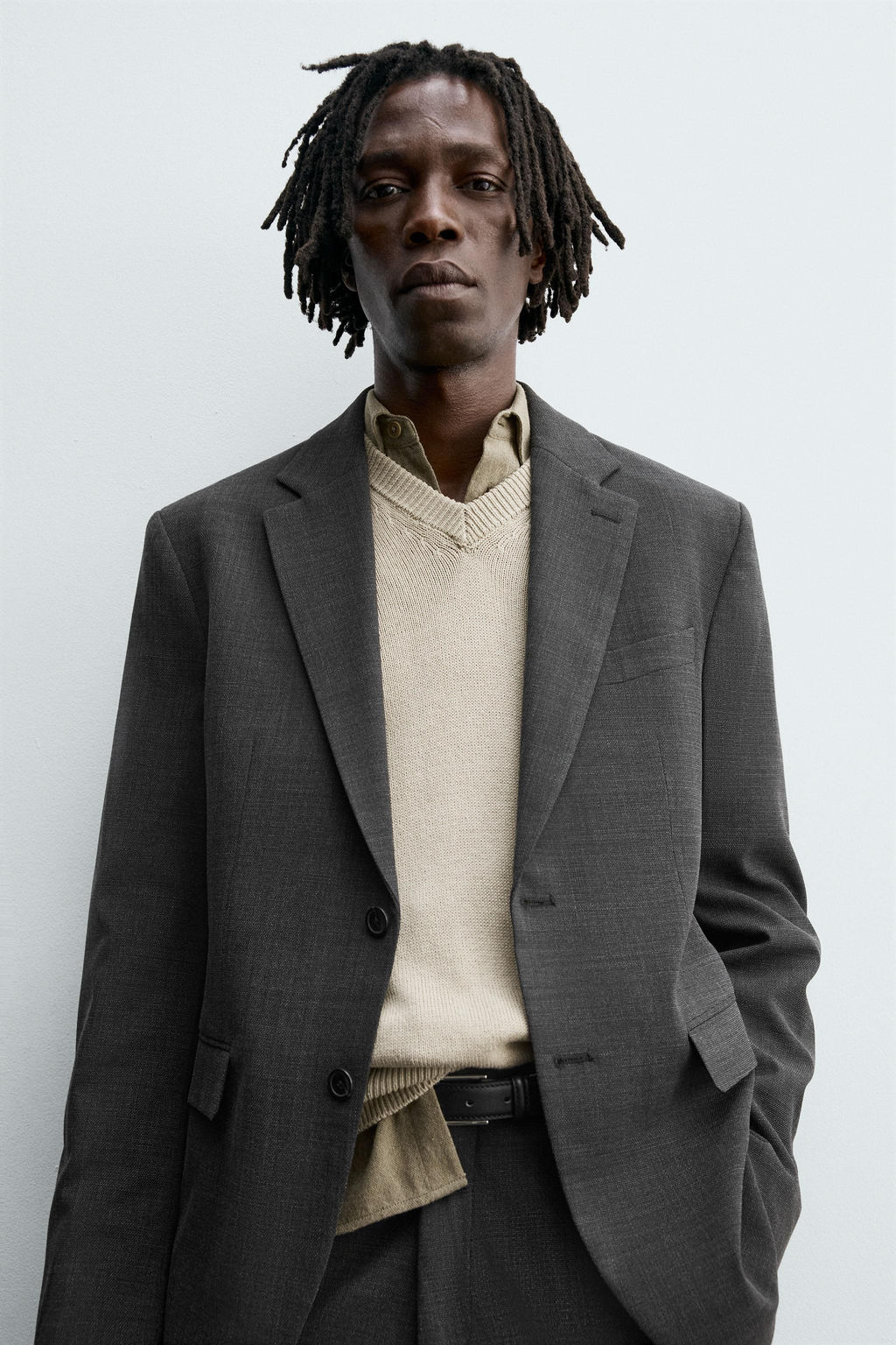 TEXTURED SUIT BLAZER - Zara фото 13