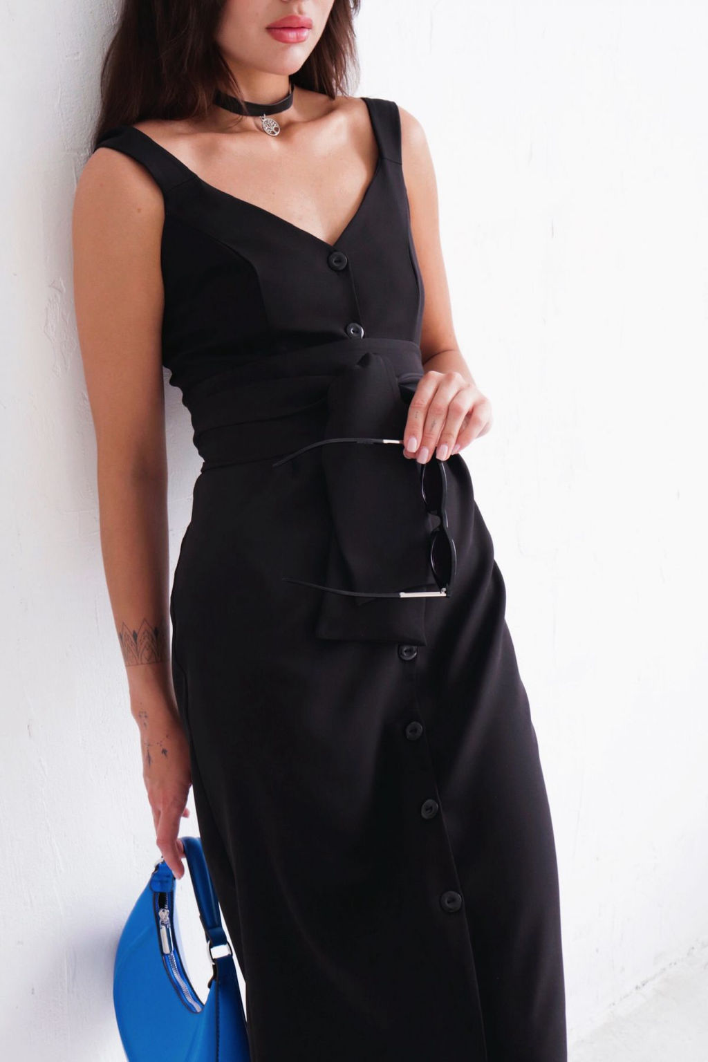 Сарафан классический чёрный - Martichelli фото 6