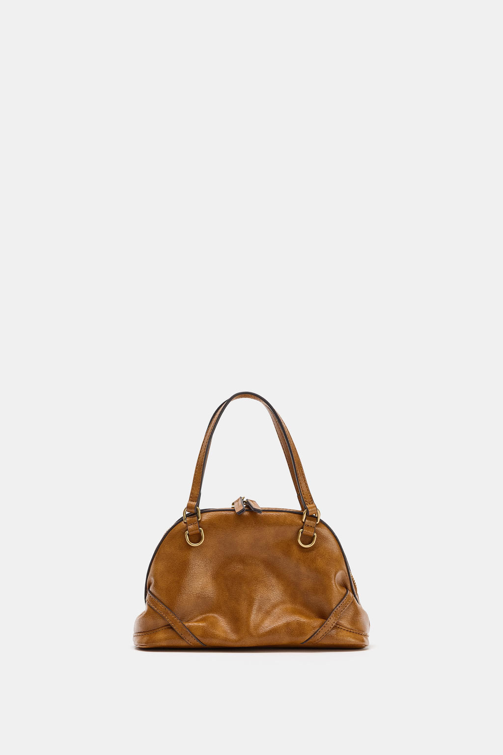 BOLSO MINI BANDOLERA / Tostado oscuro - Zara фото 2