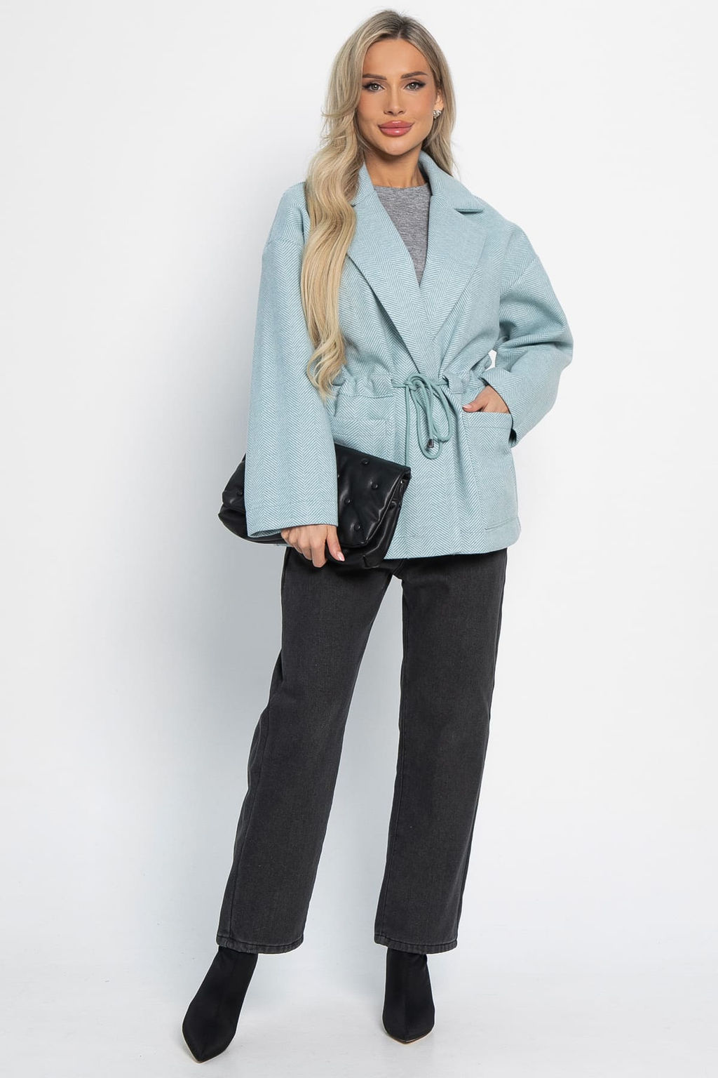 Пальто-пиджак (ткань: драп) - Lt collection фото 73