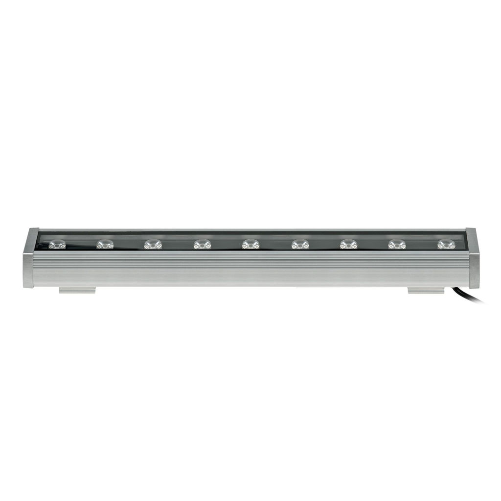ULF-L52-9W/RGB/L50 DC24V IP65 SILVER Прожектор светодиодный линейный, 500мм. RGB. DC24V. Алюминий. TM Uniel