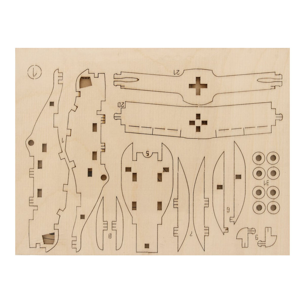 REZARK TAR-15 Пазл 3D 52 элемент. Конвертоплан