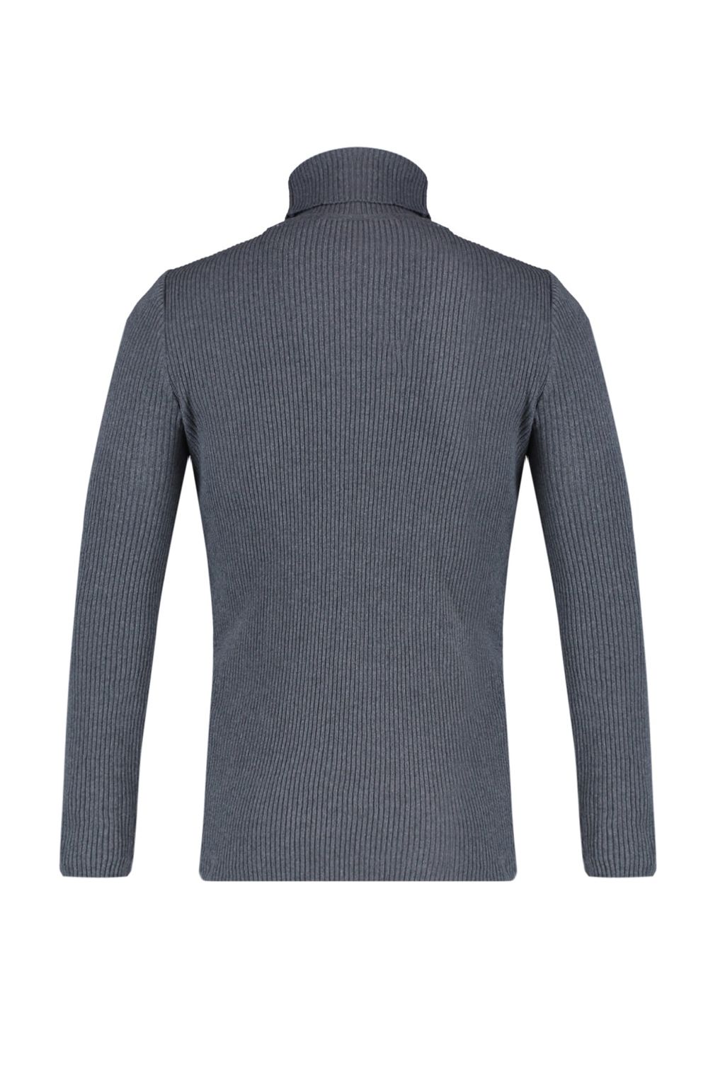 Fume Slim Fit Pamuklu Couple/Cift Bal?kc? Yaka Fitilli Orgu Kazak TMNAW20MG0031