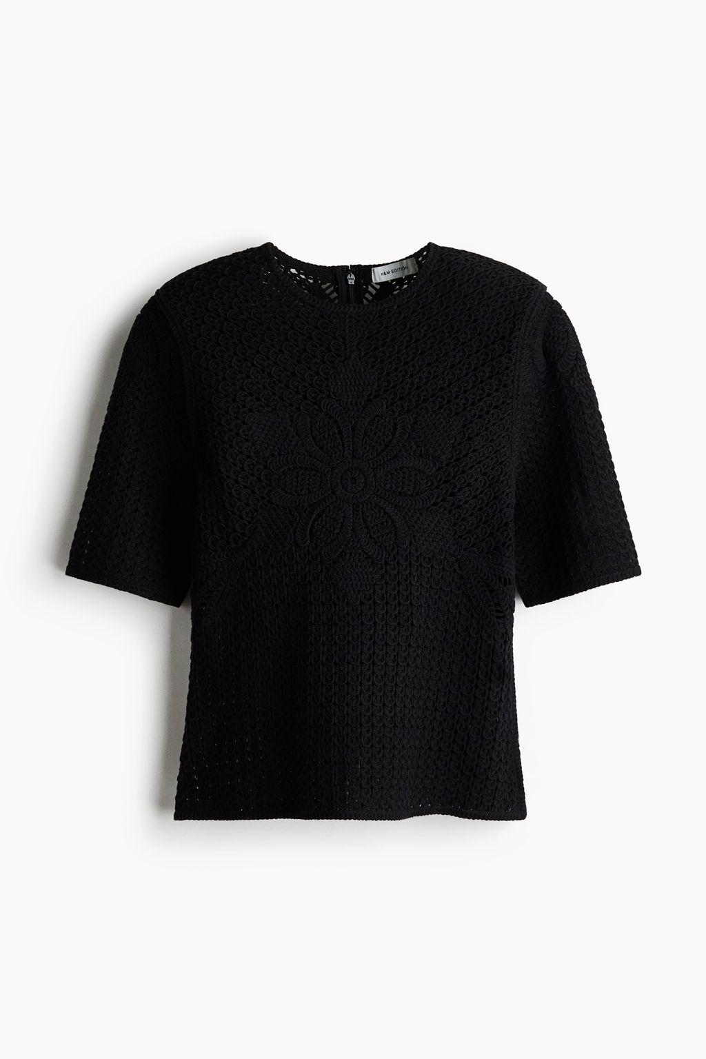Top efecto crochet