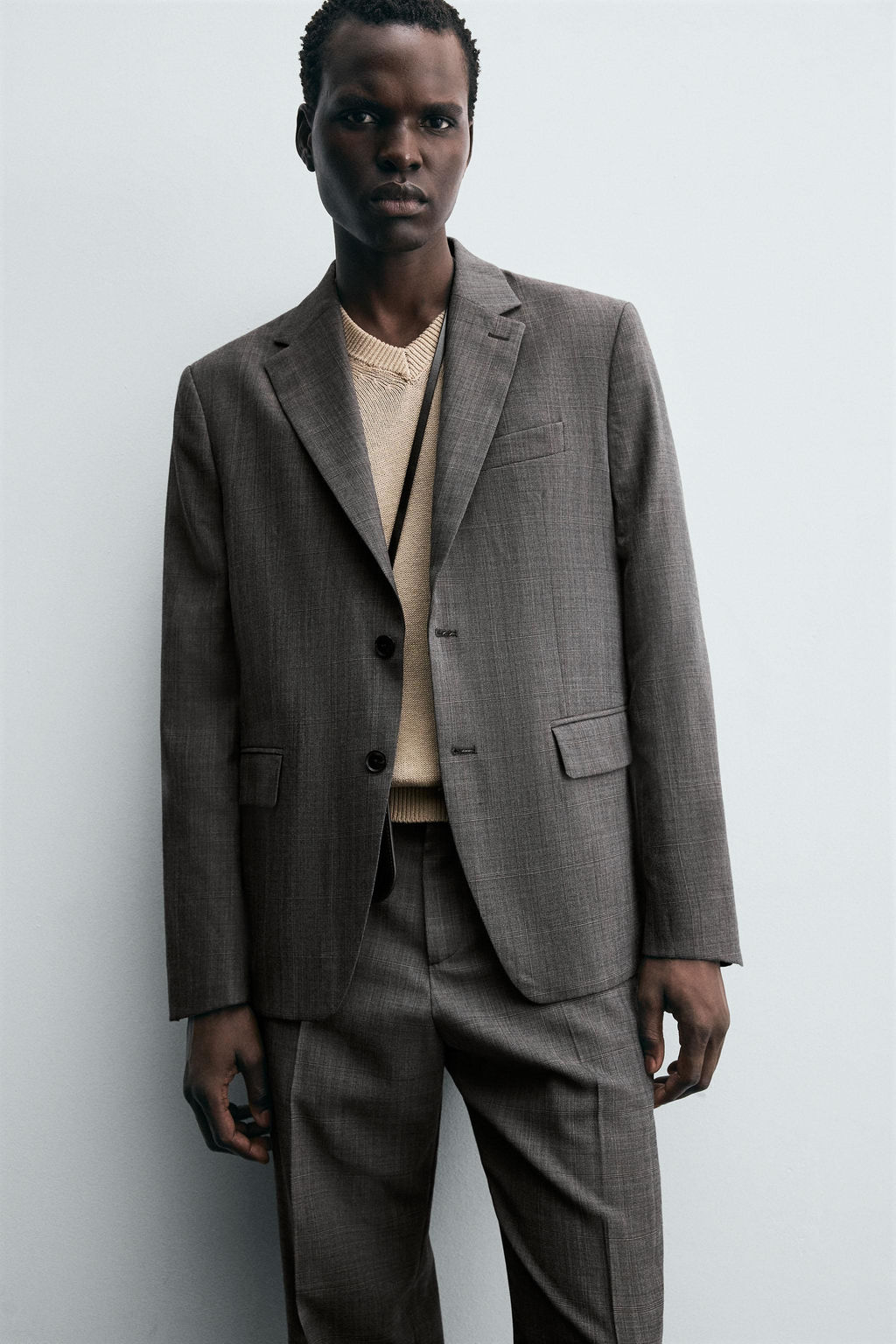 CHECK SUIT BLAZER - Zara фото 5