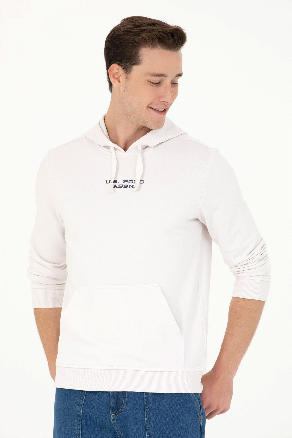 U. S. Polo Assn Мужская толстовка с капюшоном и камнем - U.s. polo assn фото 10