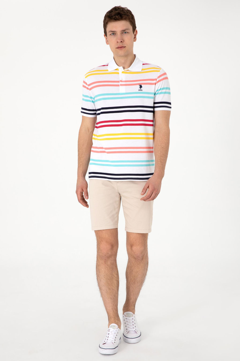 Erkek Beyaz Ti__rt Sepette S_rpriz _ndirim - U.s. polo assn фото 4