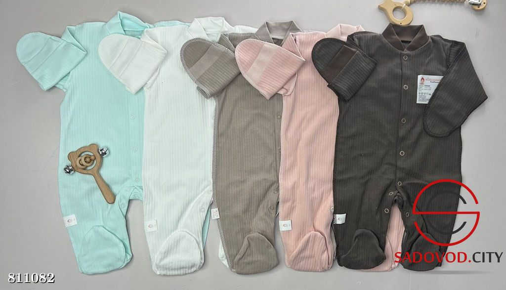 Комбинезон из интерлока с рифлёной фактурой - Bruno фото 2