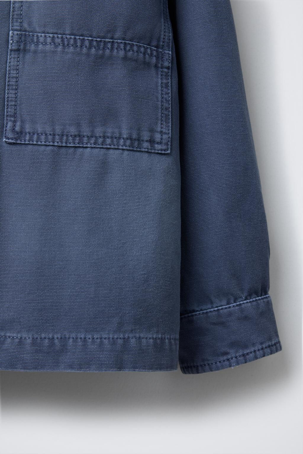CANVAS OVERSHIRT - Zara фото 4