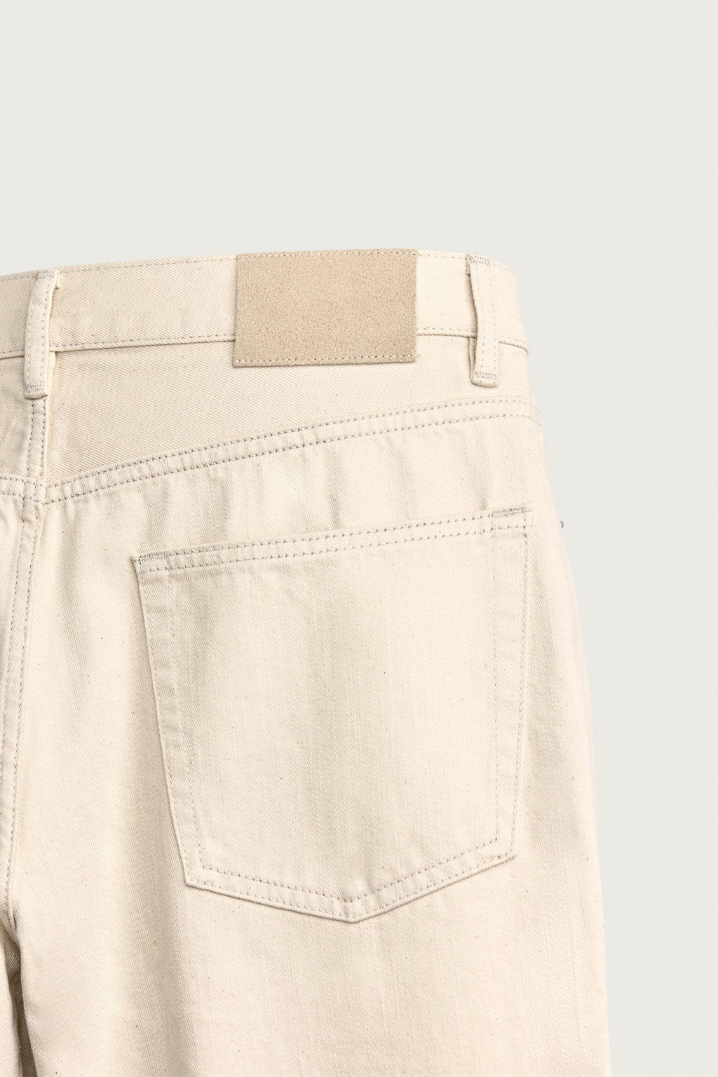 JEANS STRAIGHT FIT VUELTA CONTRASTE / Crudo - Zara фото 10