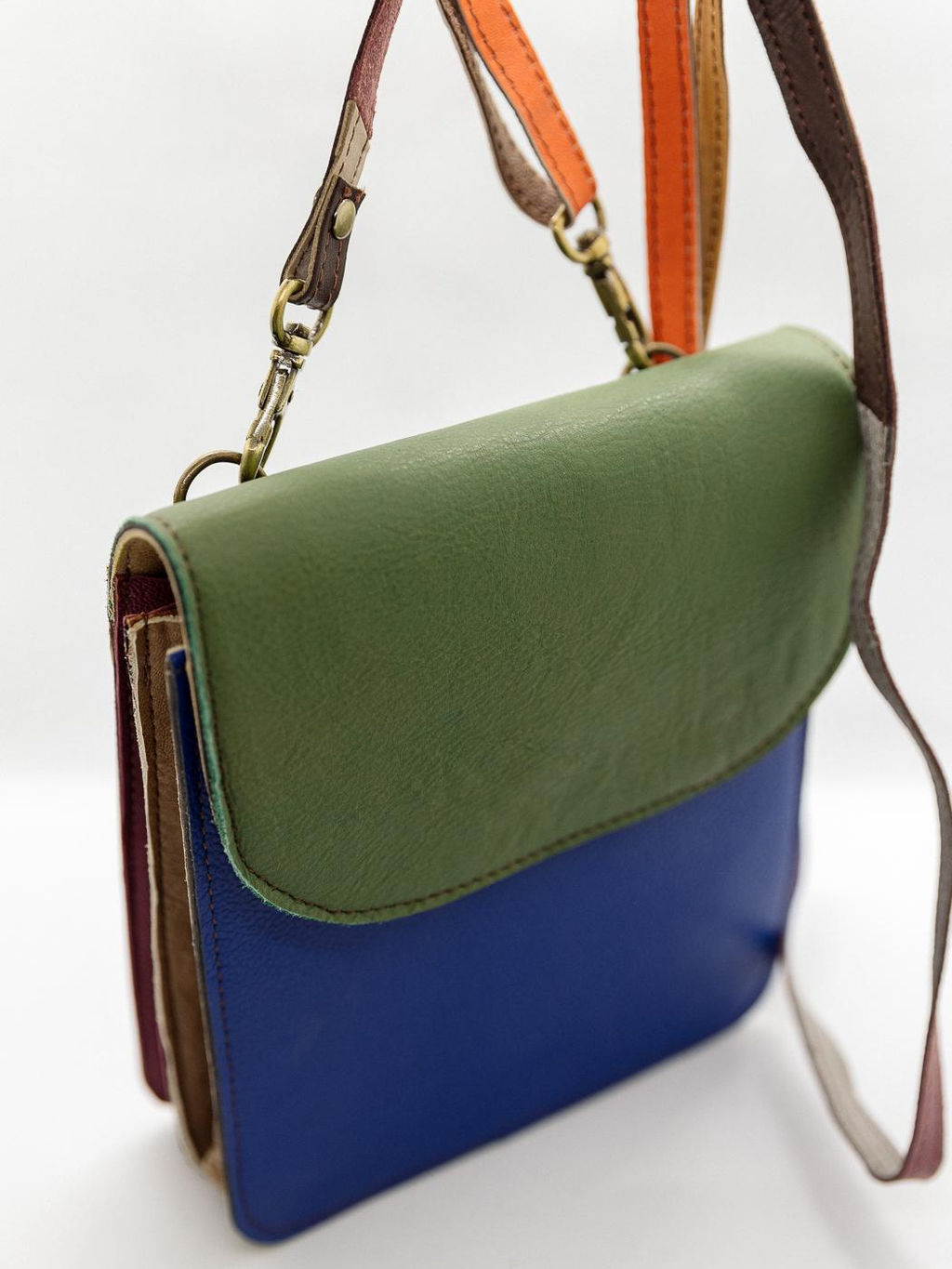 Сумка натуральная кожа через плечо №1133/16 - Ганг фото 3