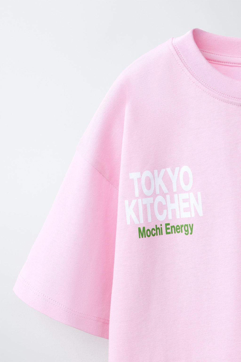 CAMISETA ESTAMPADA MOCHI / Rosa - Zara фото 5