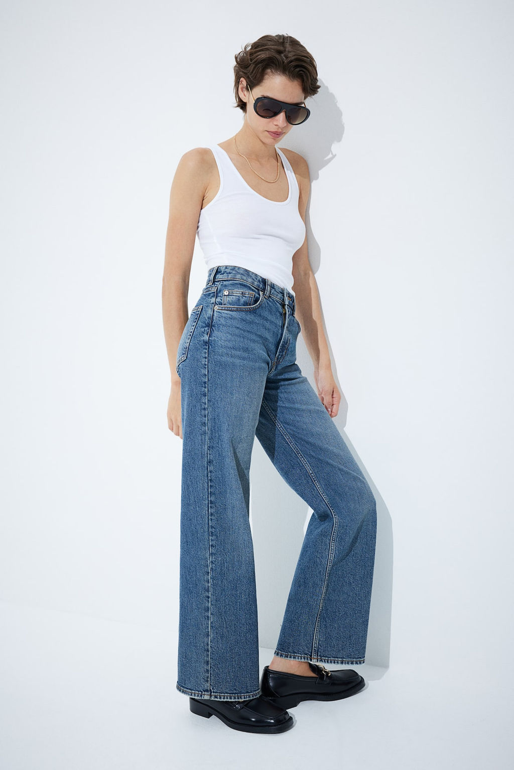 Wide High Jeans - H&m фото 4