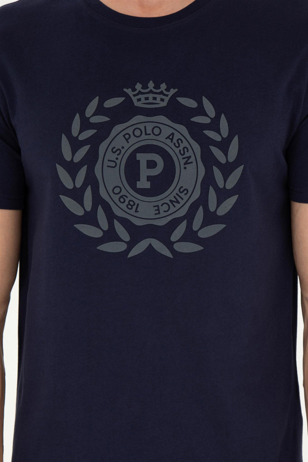 Мужская темно-синяя футболка - U.s. polo assn фото 6