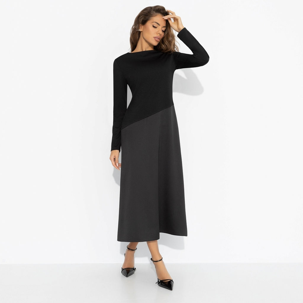 Платье комбинированное, Нежная утонченность / Новый год