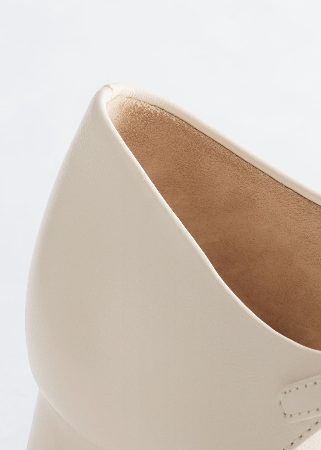 Zapatos de piel de tac?n ancho - H&m фото 4