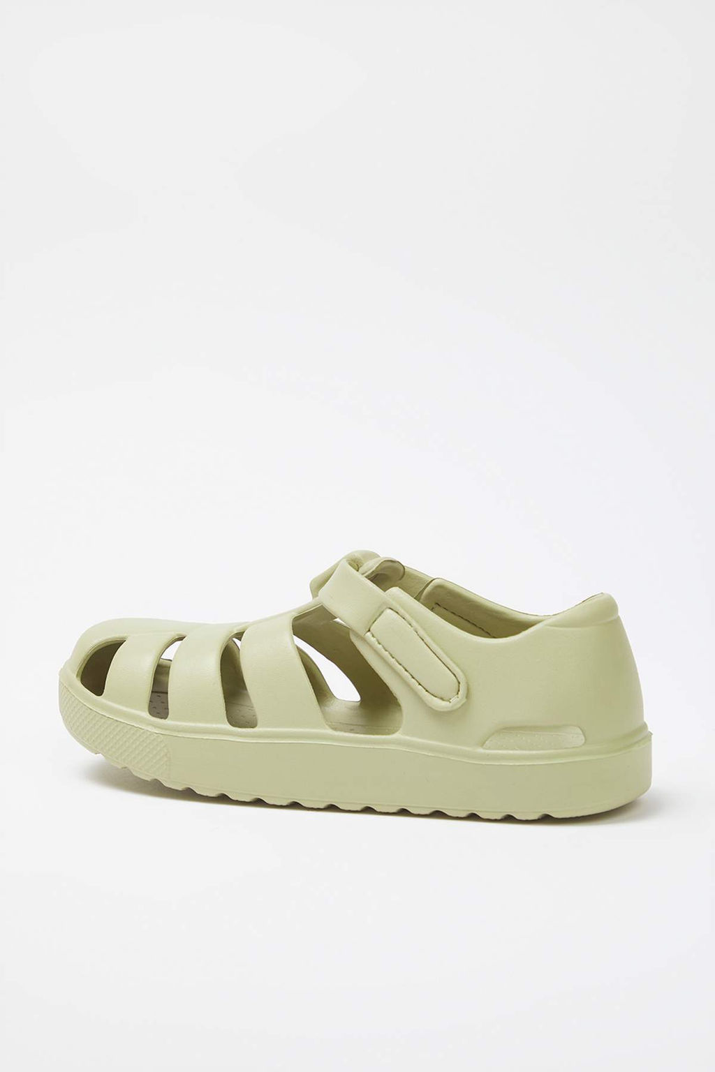 Yag Yesili Duz Taban Yuvarlak Burun Kids Onu Kapal? Kafes Sandalet TAKSS25SD00069 - Trendyolmilla фото 6