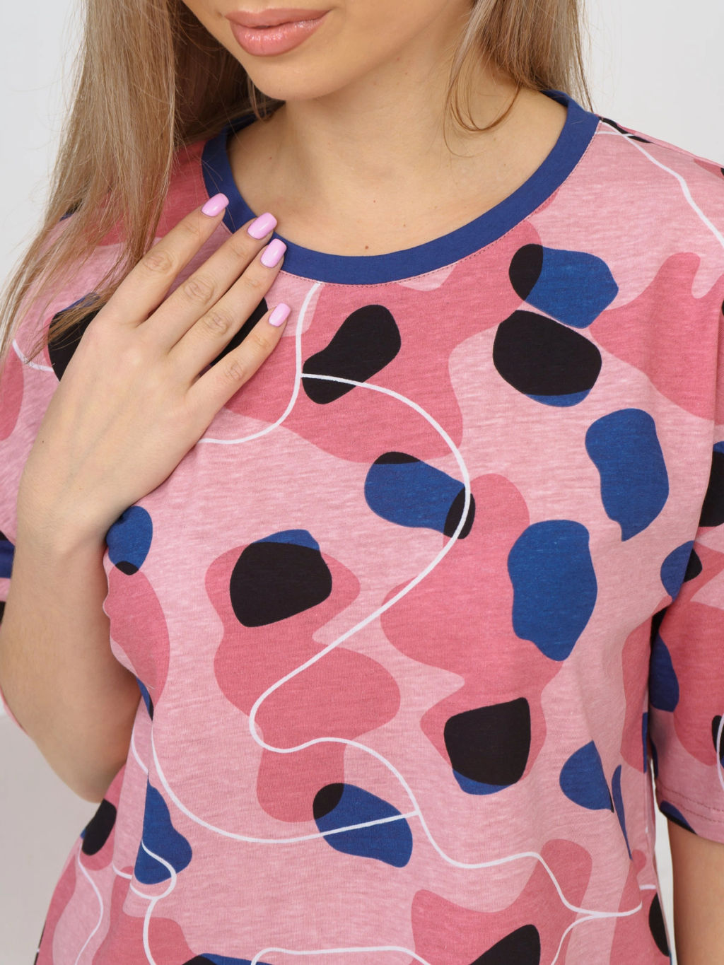 Пижама женская, цвет розовый