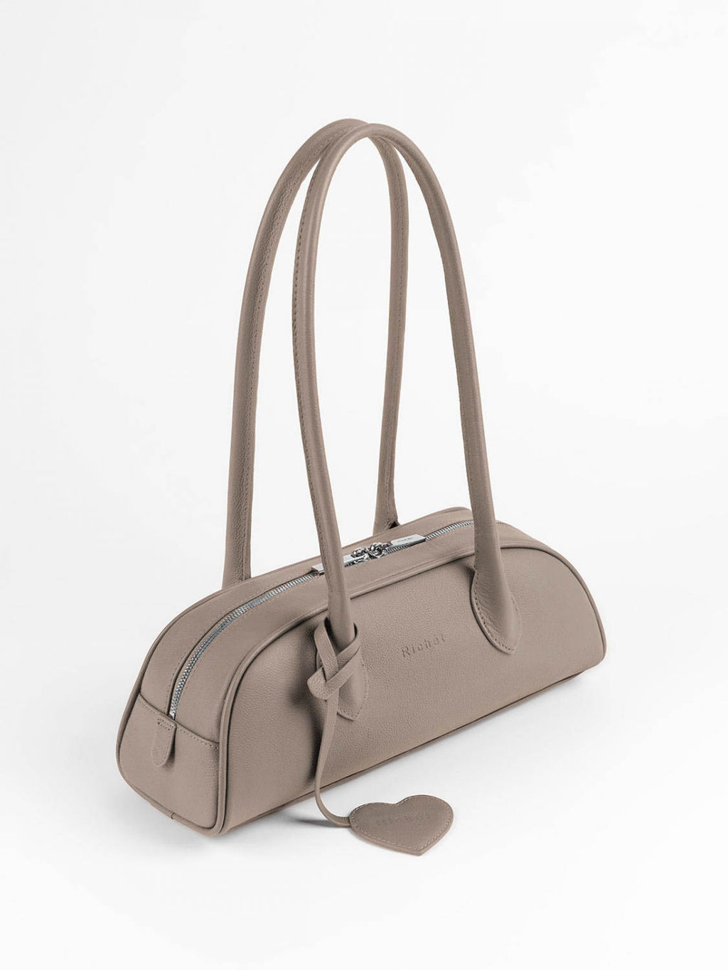 Женская кожаная сумка Richet 3265LN 854 Тауп