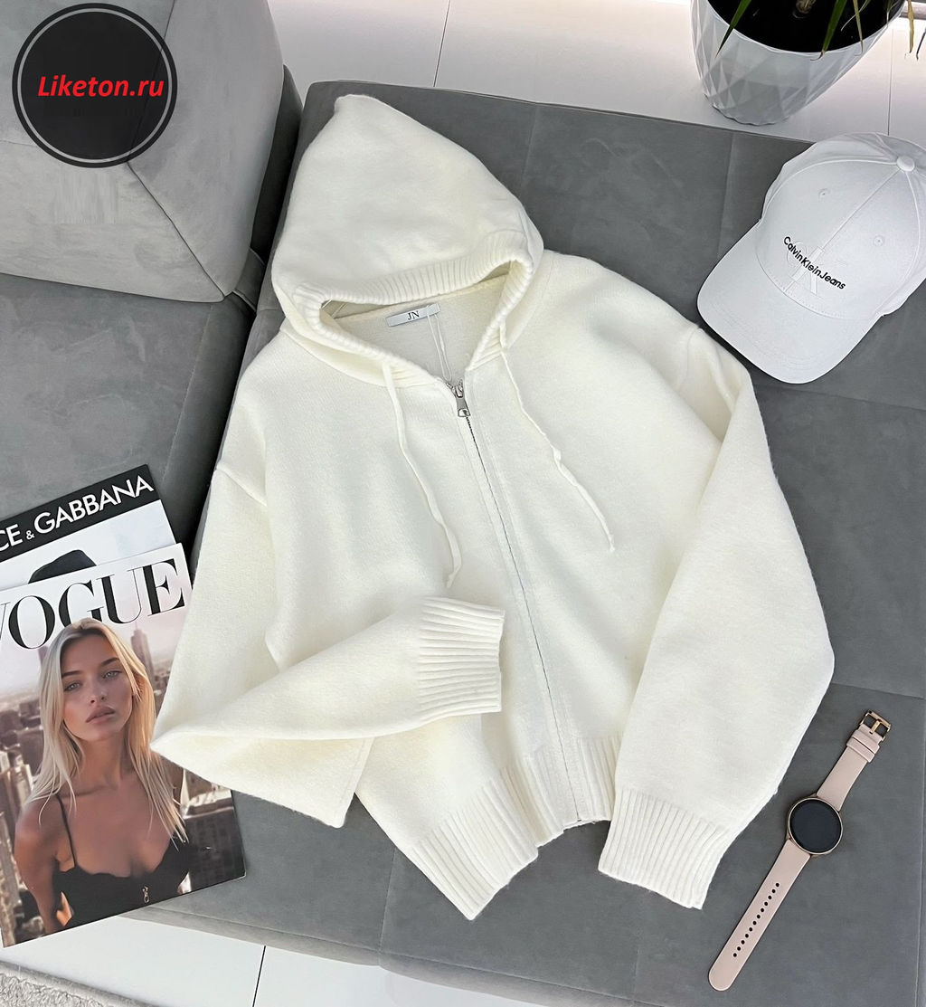 Кардиган с капюшоном