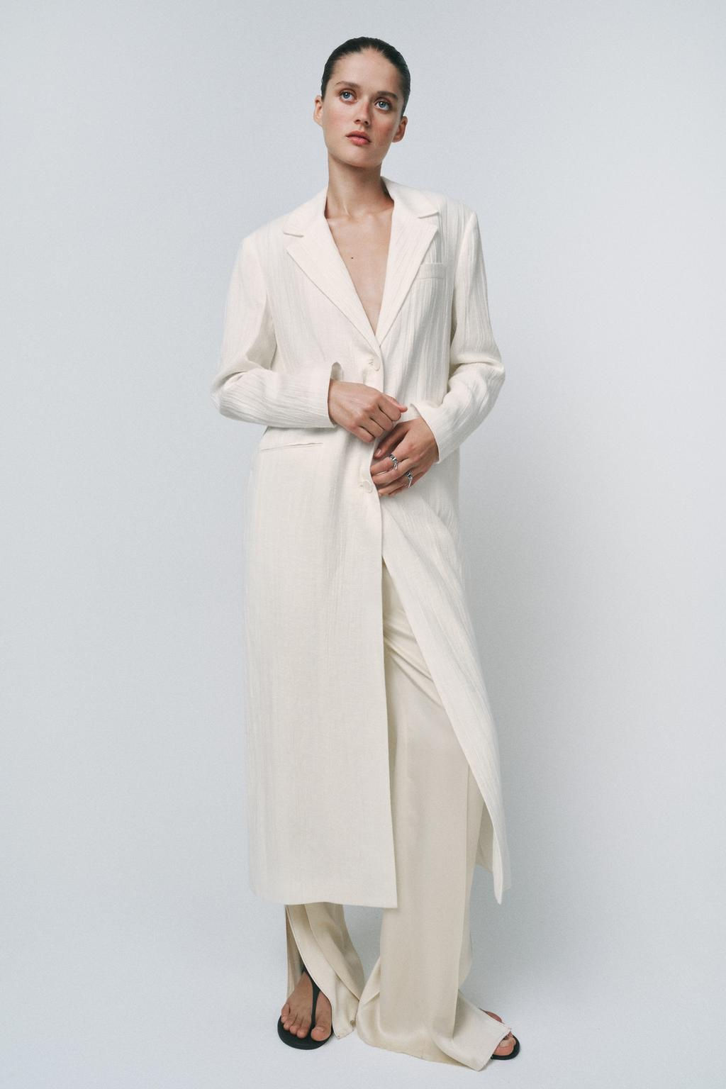 ZW COLLECTION LINEN FROCK COAT