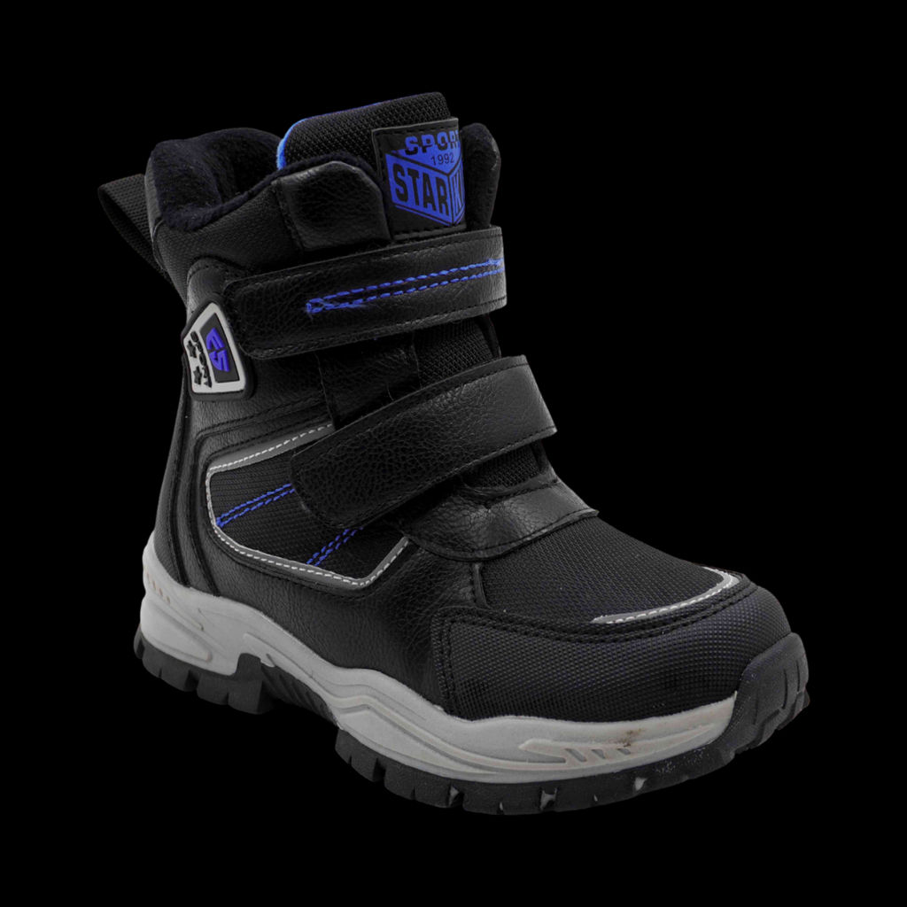 Ботинки мембранные на меху А6671-10 черные