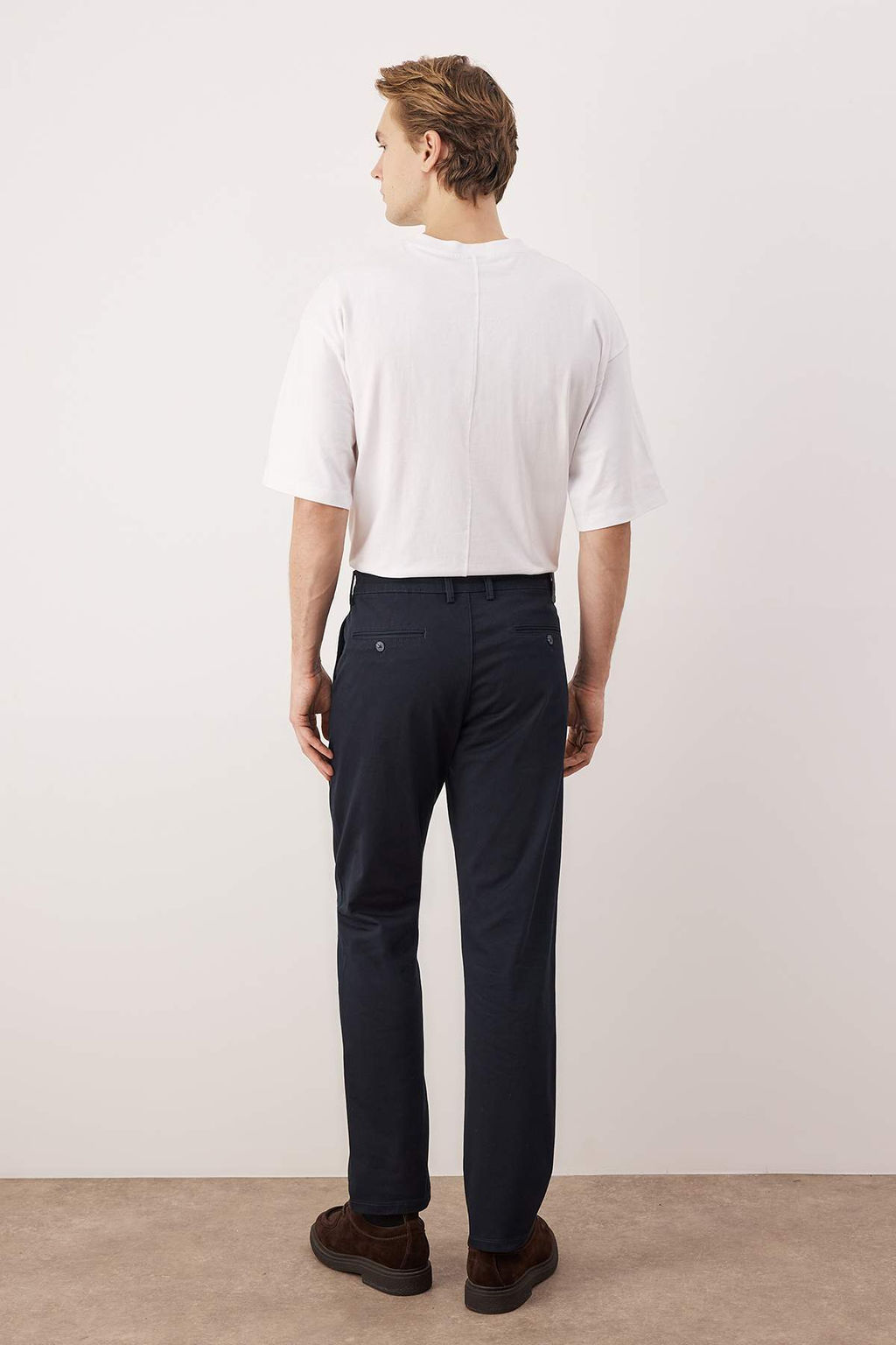 Siyah Erkek Gabardin Dokulu Kumas Pantolon TMNAW26PL00026 - Trendyolmilla фото 40