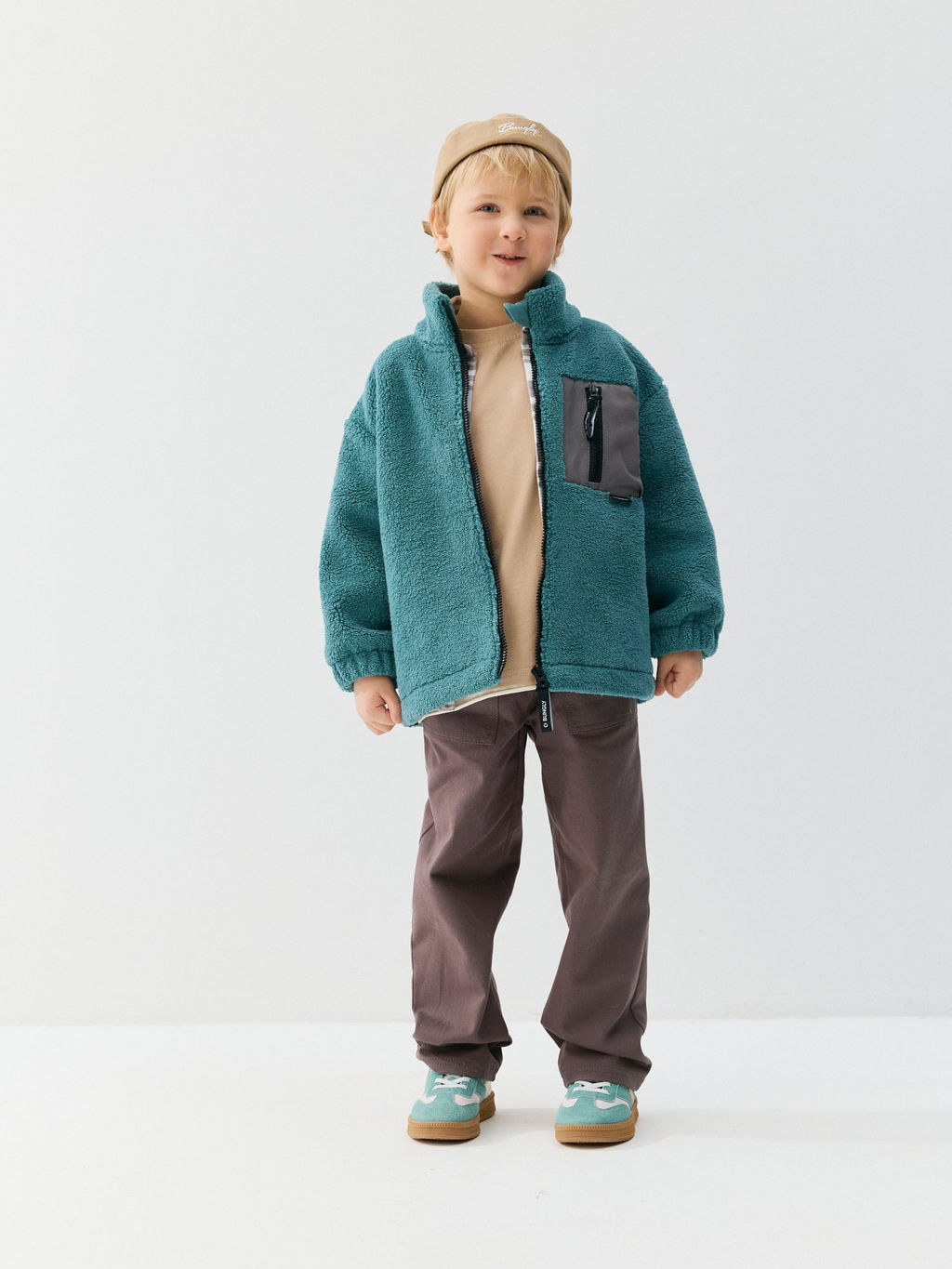 Толстовка меховая Аквамарин - Bungly фото 4