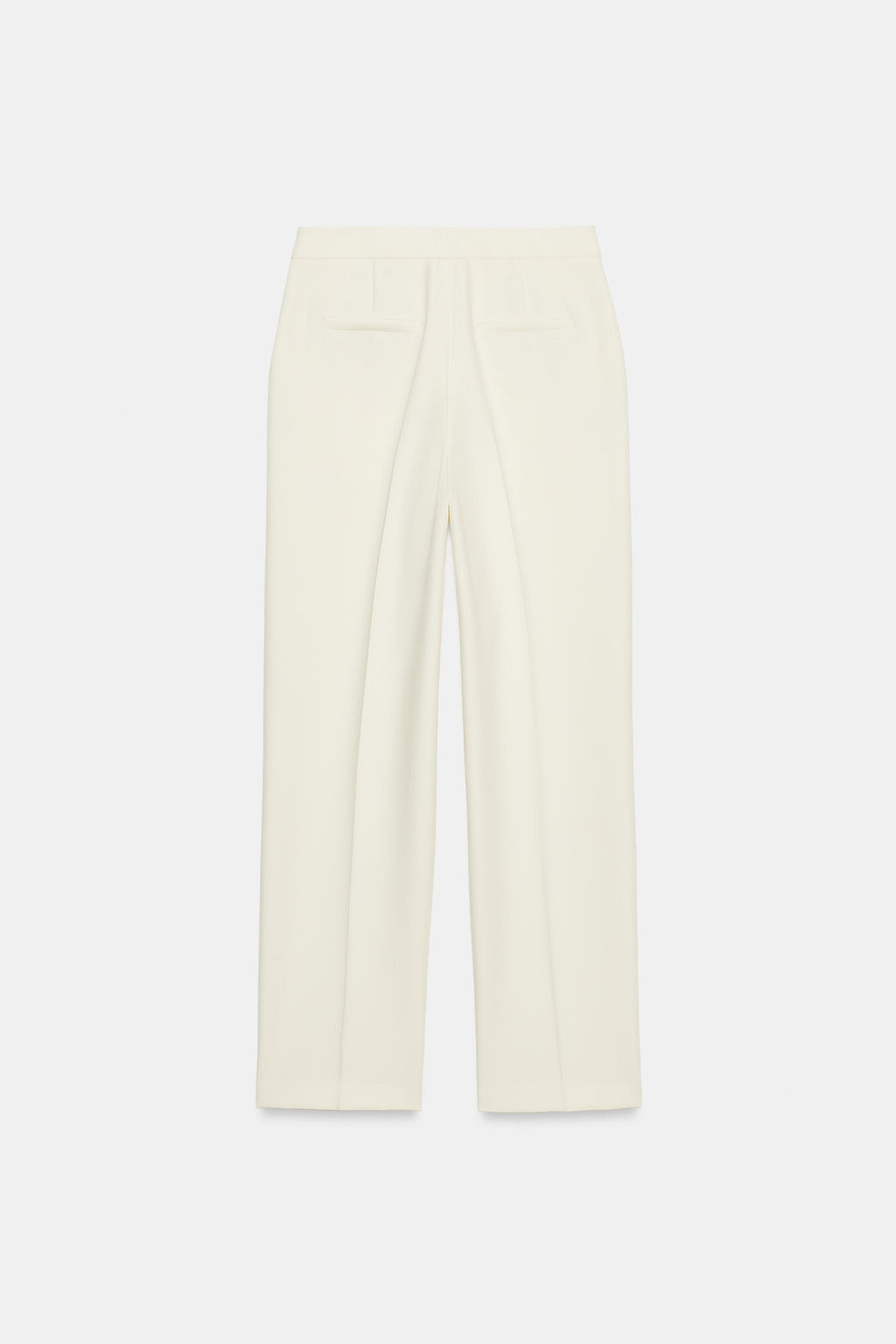 PANTAL?N RECTO TIRO ALTO / Crudo medio - Zara фото 6