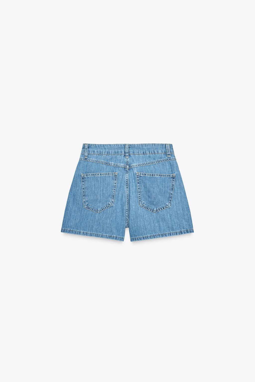 Z1975 WRAP DENIM SKORT - Zara фото 7