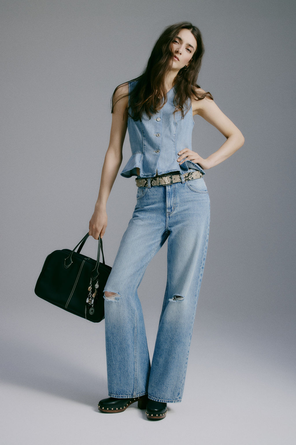 Wide High Jeans - H&m фото 11