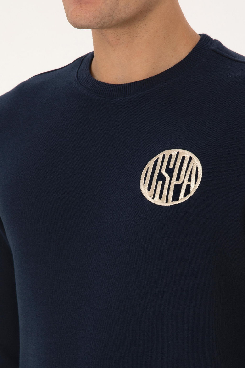 Erkek Regular Fit Bisiklet Yaka Lacivert Sweatshirt - U.s. polo assn фото 7