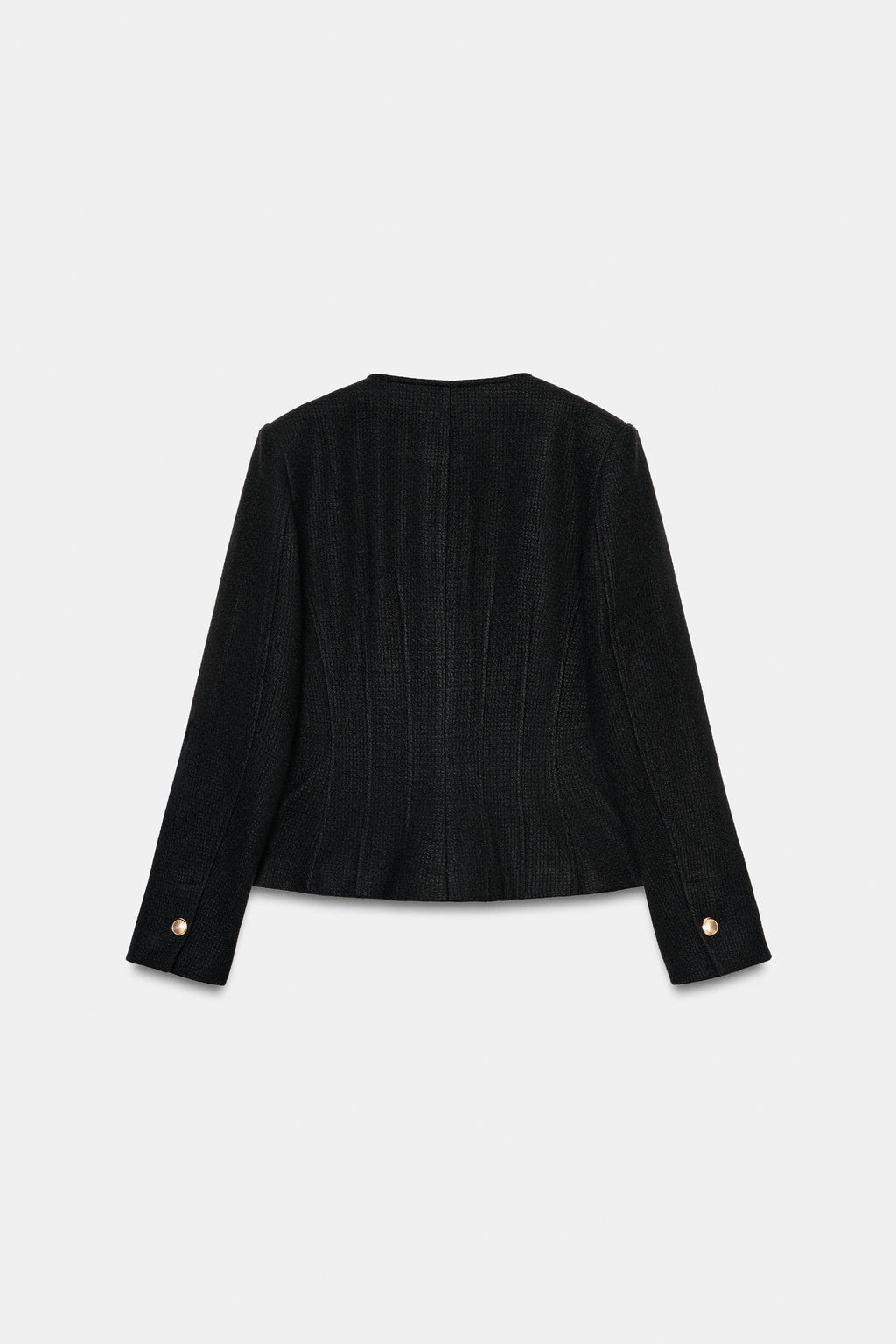 FITTED ROUND NECK BLAZER - Zara фото 8