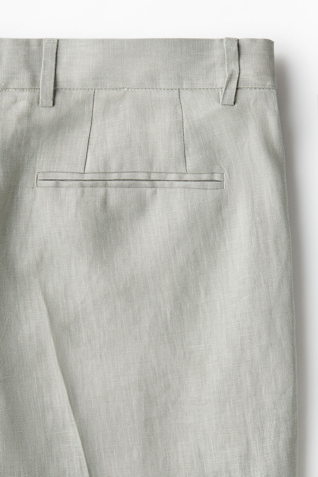 Pantal?n de traje en lino Slim Fit - H&m фото 8