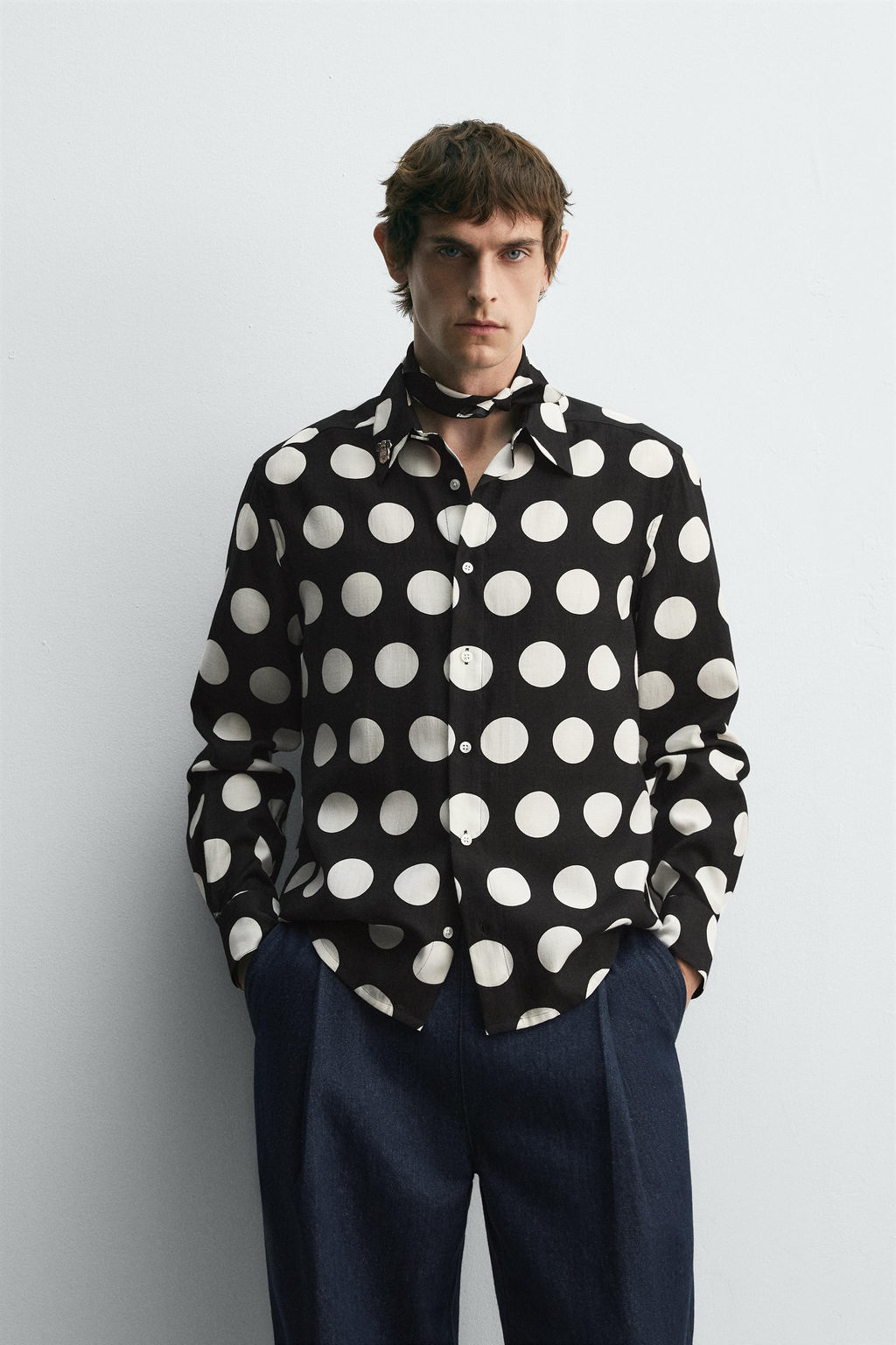 POLKA DOT SHIRT HARRY LAMBERT FOR ZARA X DISNEY  фото 2