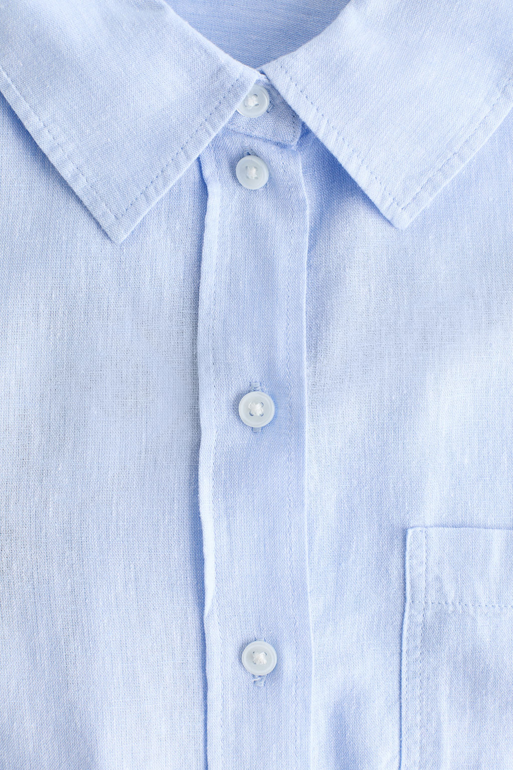 Camisa en mezcla de lino - H&m фото 10