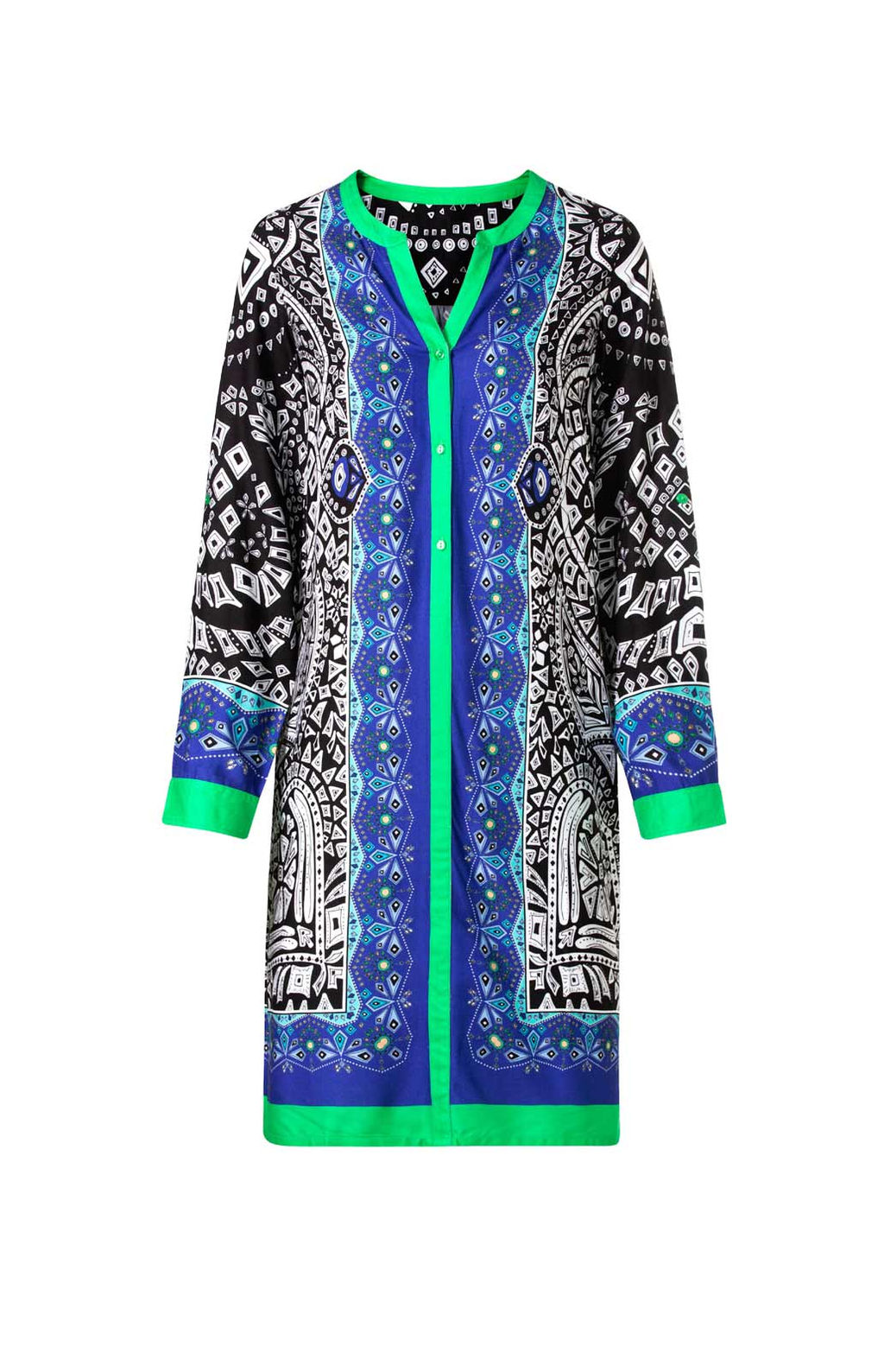 Платье, сине-зеленое - Heine фото 2