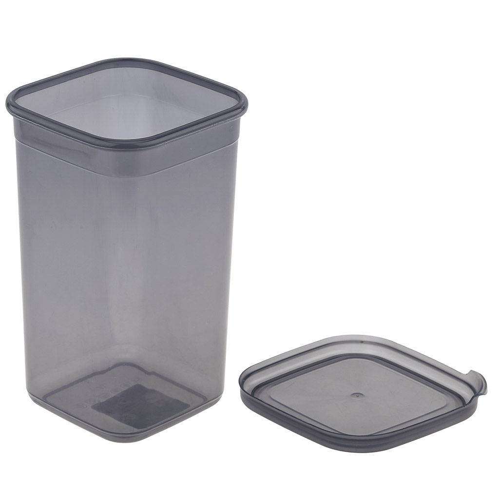 Емкость-контейнер для сыпучих продуктов пластмассовый 1,4л, 11х10,5х18,5см, полипропилен (Россия) - Домашняя мода фото 4