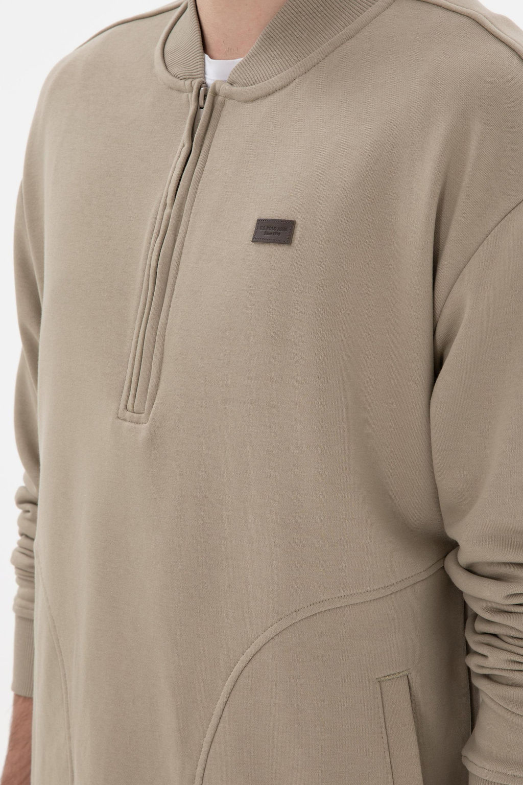 Erkek A__k Haki Sweatshirt